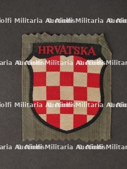 Insigne de manche croate.Croatian sleeve badge.