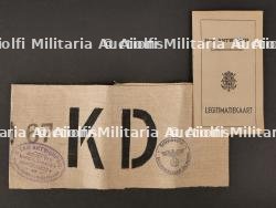 Brassard KD Antwerpen. Armband KD Antwerp.