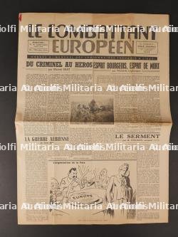 Journal le Combattant Européen. Newspaper the European Fighter.