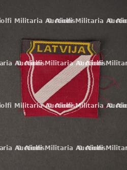 Insigne de manche Latvia.Latvia sleeve badge.