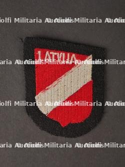 Insigne de manche SS Latvia. Badge of sleeve SS Latvia.