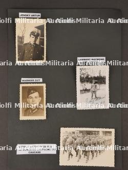 Ensemble de 3 photos originales nominative de la Légion Wallonie et de la SS Wallonie. Set of 3 original nominative photos of the Walloon Legion and the Walloon SS.