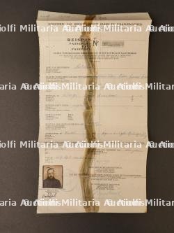 Passeport d’un ouvrier Belge en Allemagne. Passport of a Belgian worker in Germany. — miniature 2