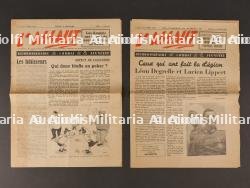 Journaux l'assaut. Newspapers assault.