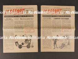 Journaux l'assaut. Newspapers assault.
