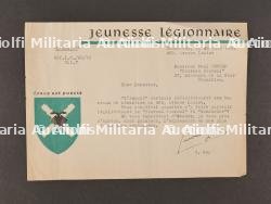 Affichette de la Jeunesse Légionnaire. Poster of the Youth Legionnaire. — photo 5