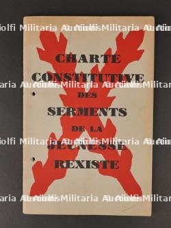 Chartre Constitutive des Serments de la Jeunesse Rexiste. Constitutive Charter of the Oaths of the Youth Rexist. — photo 3