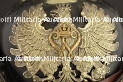 Casque a pointe de sous-officier de Police. German Police senior NCO spiked helmet. Polizei Unteroffizier Pickelhaube — photo 11