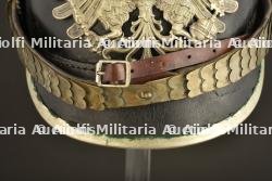 Casque a pointe de sous-officier de Police. German Police senior NCO spiked helmet. Polizei Unteroffizier Pickelhaube — photo 13