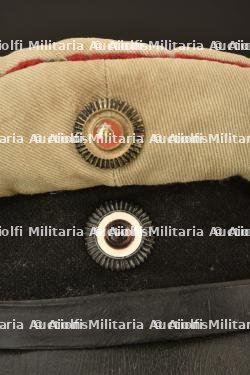 Schirmmutze d ete pour sous officier Pionier ou Artillerie. WW1 prussian engineer or artillery summer visor cap. Sommer Schirmmutze fur Offiziere Pionier und Artillerie — miniature 4