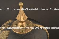 Casque d officier des douanes. Imperial german customs officer spiked helmet. Preussen Zollbeamter Pickelhaube — miniature 5