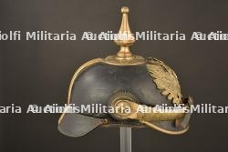 Casque d officier des douanes. Imperial german customs officer spiked helmet. Preussen Zollbeamter Pickelhaube — miniature 7