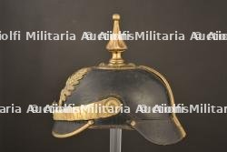 Casque d officier des douanes. Imperial german customs officer spiked helmet. Preussen Zollbeamter Pickelhaube — miniature 8