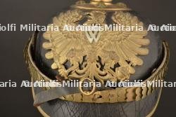 Casque d officier des douanes. Imperial german customs officer spiked helmet. Preussen Zollbeamter Pickelhaube — miniature 12
