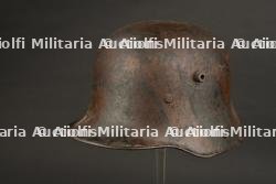 Coque de casque camouflé. German camo helmet