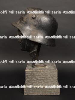 Buste de soldat allemand. German soldier bust. — photo 5