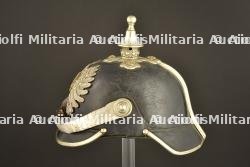 Casque a pointe de sous-officier de Police. German Police senior NCO spiked helmet — miniature 6