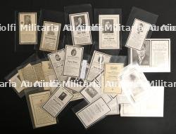 Avis de décès allemand. German death notice.