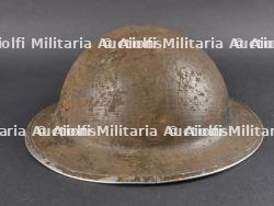 Casque Anglais MkII avec insigne et personnalisation. British MkII helmet — miniature 1