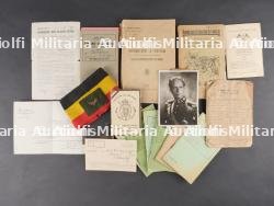 Gros lot de documents Belgique 1940. Large lot of Belgian documents from 1940 — photo 1