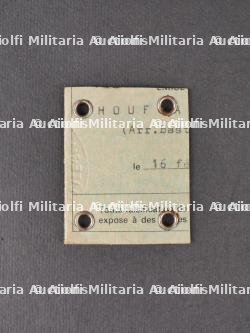 Superbe ensemble 6e Chasseurs Ardennais veste, plaque d'identité, photos et documents du soldat Delveau. Superb set from the 6th Ardennes Chasseurs including tunic, identity tag, photos and documents of soldier Delveau — miniature 3