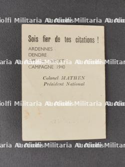 Superbe ensemble 6e Chasseurs Ardennais veste, plaque d'identité, photos et documents du soldat Delveau. Superb set from the 6th Ardennes Chasseurs including tunic, identity tag, photos and documents of soldier Delveau — photo 8