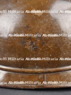 Casque Belge WWI avec impact. Belgian WWI helmet with impact — miniature 6