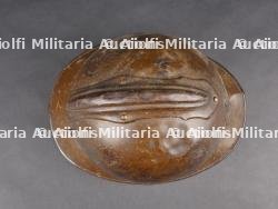 Casque Belge WWI avec impact. Belgian WWI helmet with impact — photo 11