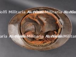 Casque Belge WWI avec impact. Belgian WWI helmet with impact — photo 13