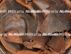 Casque Belge WWI avec impact. Belgian WWI helmet with impact — miniature 14