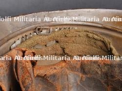 Casque Belge WWI avec impact. Belgian WWI helmet with impact — miniature 18