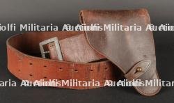 Ceinturon et holster. German belt and holster