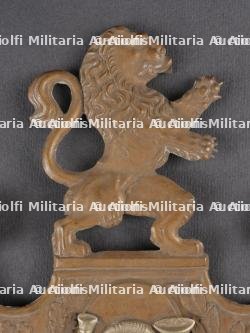 Rare plaque de shako de voltigeur belge. Rare Belgian voltigeur shako plate — miniature 3