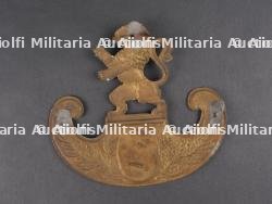 Rare plaque de shako de voltigeur belge. Rare Belgian voltigeur shako plate — miniature 4