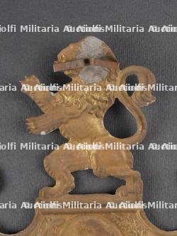 Rare plaque de shako de voltigeur belge. Rare Belgian voltigeur shako plate — miniature 8