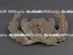 Hausse col belge 1850 et cuivreries. Belgian gorget from 1850 with brass fittings — miniature 2