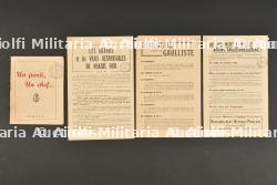 Ensemble de documents du Rassemblement National Populaire.