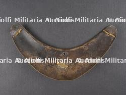 Hausse col belge 1850 et cuivreries. Belgian gorget from 1850 with brass fittings — miniature 8