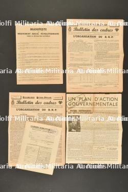 Ensemble de documents politiques.