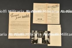 Ensemble de cartes et photos politiques.