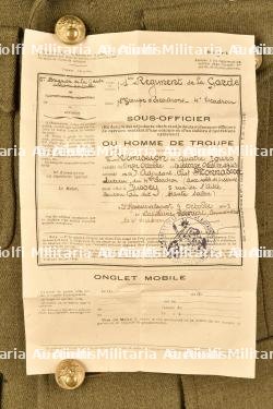 Vareuse de sous officier 1er Régiment de la Garde. — photo 12
