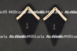 Paire de pattes de col Milice.