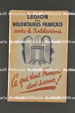 Livret de propagande LVF.