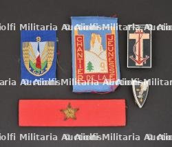 Ensemble d'insignes du Groupement 9