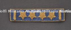 Barrette de Commissaire et Chef d'école de Cadres du commissariat régional.
