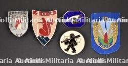 Ensemble d'insignes du Groupement 10.