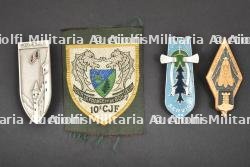 Ensemble d'insignes du Groupement 10 — photo 1