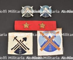 Ensemble d'insignes du Groupement 11