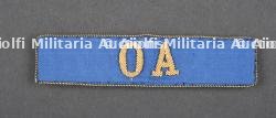 Barrette de grade Ouvrier d'Administration.