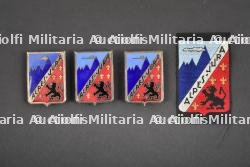 Ensemble d'insignes de l'Ecole Régionale des Chefs Alpes Jura